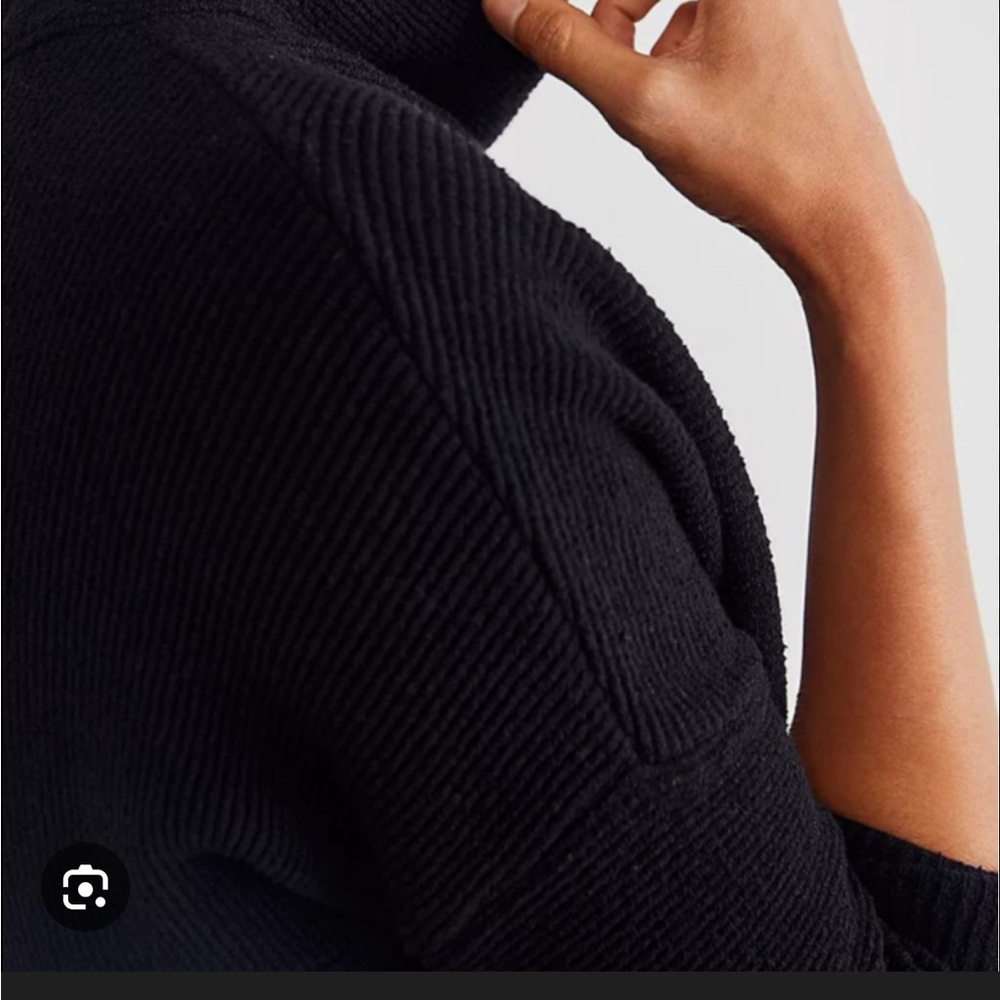 Free People || Black Ottoman Sweater